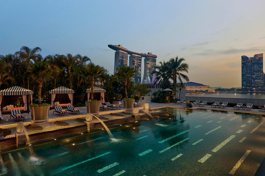 Countdown at Private Cabanas by the Pool