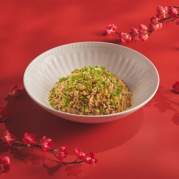 Wagyu Beef Fried Rice with Preserved Radish and Scallion